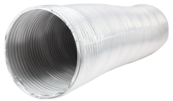 Compact Aluminum Flexible Tube / D[mm]: 115; L[m]: 0.5-2.5