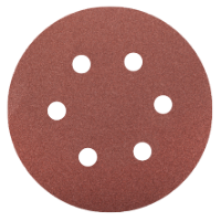 Abrasive Disc with Hook-and-Loop Attachment with 6 Holes Norton