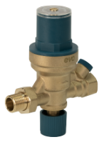 Water Pressure Reducer 1/2 and Manometer Connection with Fine Adjustment