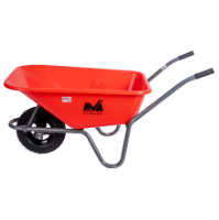 Wheelbarrow with Plastic Tray, Pneumatic Wheel and Metal Rim Type N EvoTools®