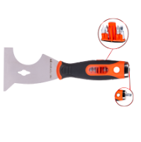 Multifunctional Stainless Steel Spatula with Striking End and Bits EvoTools +Plus®