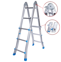 Modular Aluminium Ladder 2094 EvoTools® / N[steps]: 4x3; Hu[cm]: 140; Ht[cm]: 286