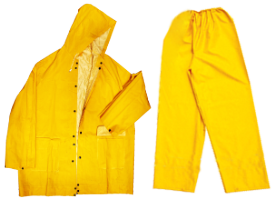Short Raincoat with Pants
