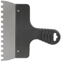 Notched Trowel with PVC Handle