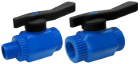 PP Shut-Off Valve with Blue Handle Italy