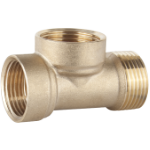 Three–way Brass Connector