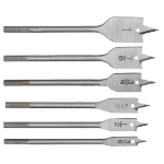 Flat Wood Drill Bits (6 pcs)